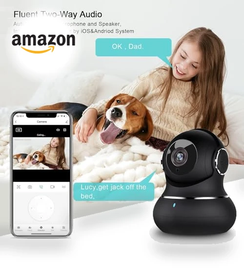 2K Indoor Security Camera — Baby Monitors, litokam