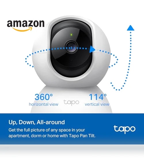 2K Pan/Tilt Security Camera — Baby Monitors, TP-Link