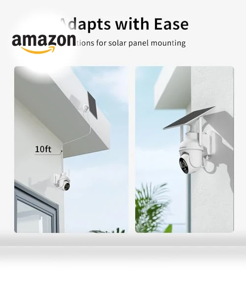 2K Solar Security Cameras Wireless Outdoor — Security Cameras, SEHMUA