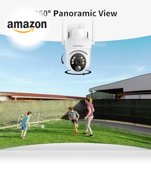 2K Solar Security Cameras Wireless Outdoor — Security Cameras, SEHMUA