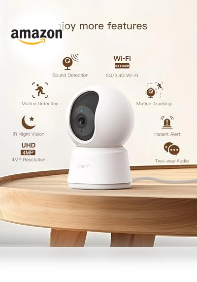 5G Security Camera Indoor — Baby Monitors, ARENTI
