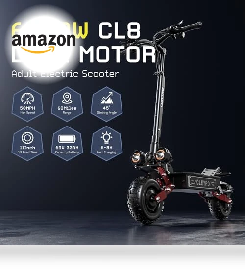 6000W Dual Motor E-Scooter — Push Scooters, Brigittebike