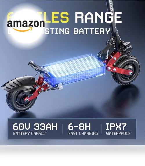 6000W Dual Motor E-Scooter — Push Scooters, Brigittebike