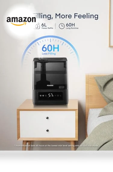 6L Warm and Cool Mist Humidifier — Air Moisturizers, FOHERE