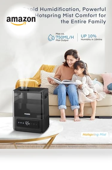 6L Warm and Cool Mist Humidifier — Air Moisturizers, FOHERE