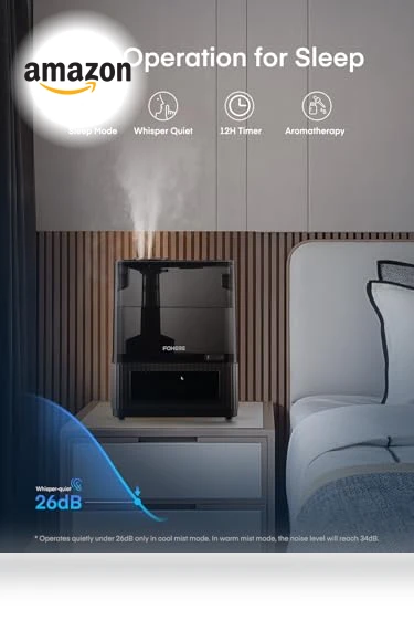 6L Warm and Cool Mist Humidifier — Air Moisturizers, FOHERE
