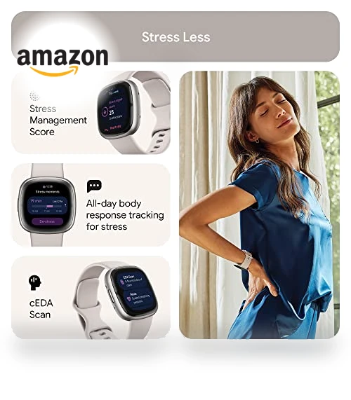 Advanced Health and Fitness Smartwatch — Smartwatches, Fitbit