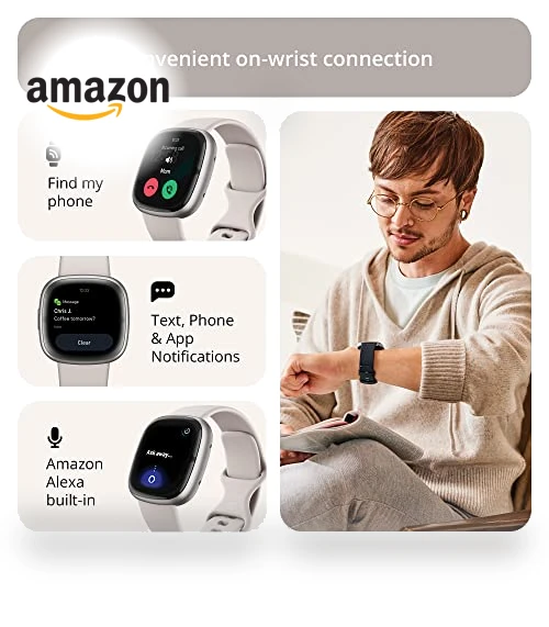 Advanced Health and Fitness Smartwatch — Smartwatches, Fitbit