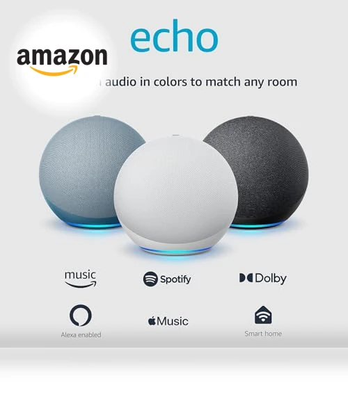 Alexa speaker with premium sound — Portable Audio, Amazon