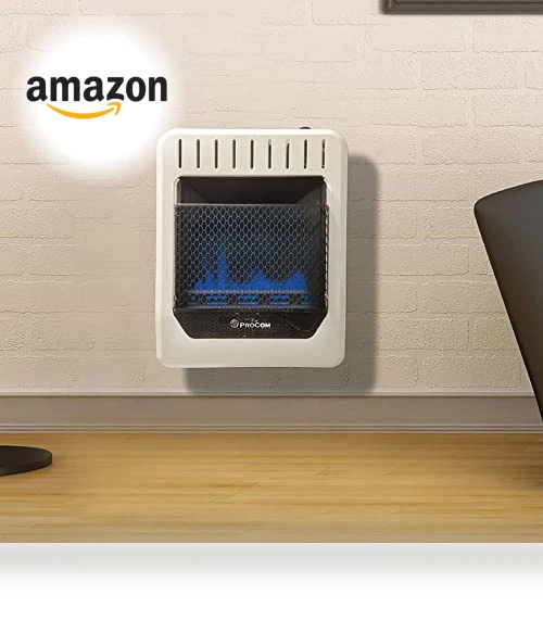 Blue Flame Space Heater with Thermostat Control — Portable Kerosene Heaters, ProCom