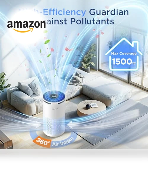 Large Room Air Purifier with Aromatherapy — HEPA Air Purifiers, DBFIT