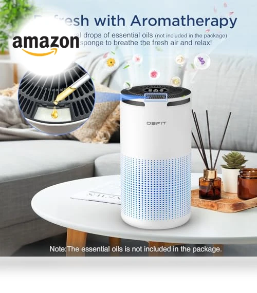 Large Room Air Purifier with Aromatherapy — HEPA Air Purifiers, DBFIT
