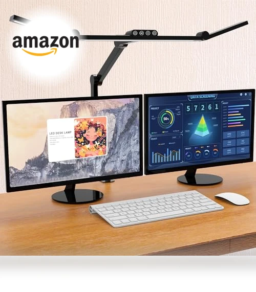 LED Desk Lamp with Clamp — Study & Desk Lighting, Micomlan