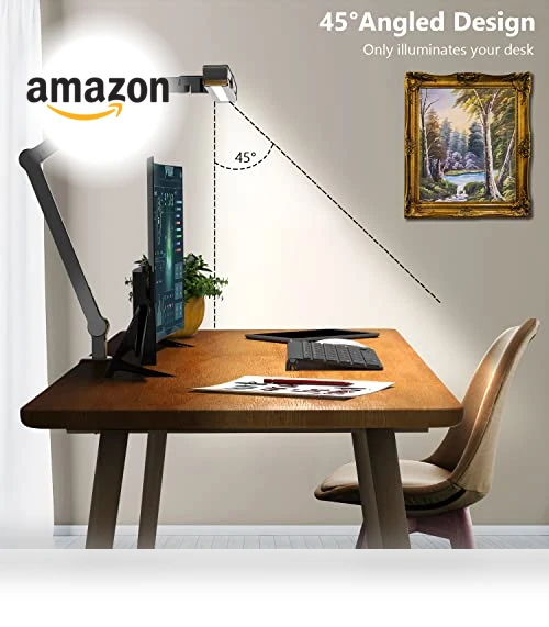 LED Desk Lamp with Clamp — Study & Desk Lighting, Micomlan