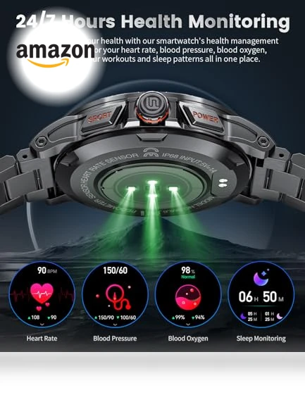 Military Smart Watch for Men — Smartwatches, SUNKTA