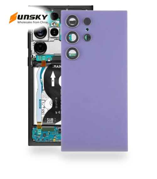 OEM Battery Back Cover with Camera Lens Cover — Back Covers, Samsung