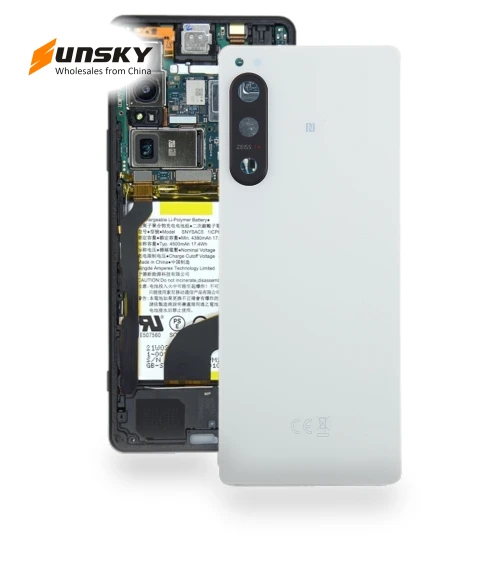 Original Battery Back Cover with Camera Lens Cover — Back Covers, Sony