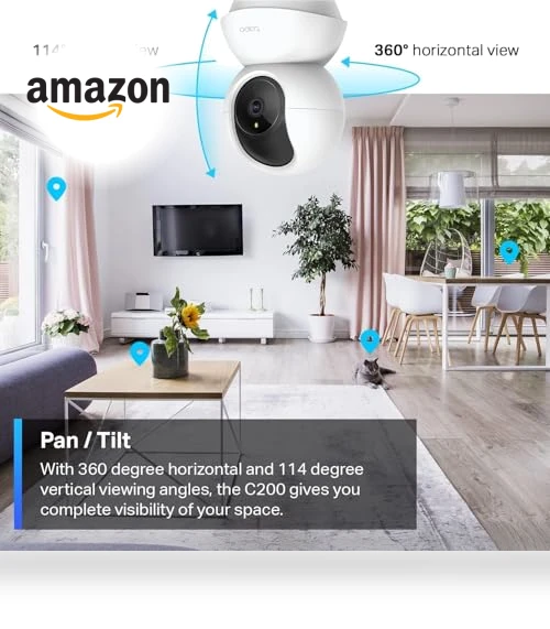 Pan/Tilt Security Camera — Baby Monitors, TP-Link