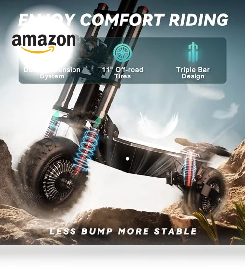 Powerful 5600W Dual Motor Electric Scooter — Electric Self-Balancing Scooters, ONECNA