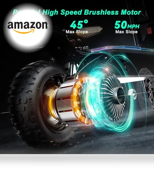 Powerful 5600W Dual Motor Electric Scooter — Electric Self-Balancing Scooters, ONECNA