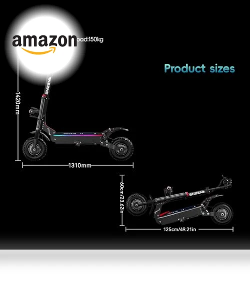 Powerful 5600W Dual Motor Electric Scooter — Electric Self-Balancing Scooters, ONECNA