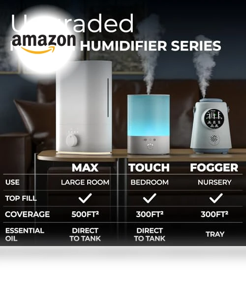 Quiet Humidifier Large Room — Air Moisturizers, Everlasting Comfort
