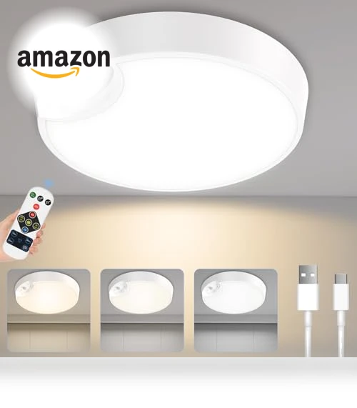 Rechargeable Motion Sensor Closet Light — Tap Lights, WhitePoplar