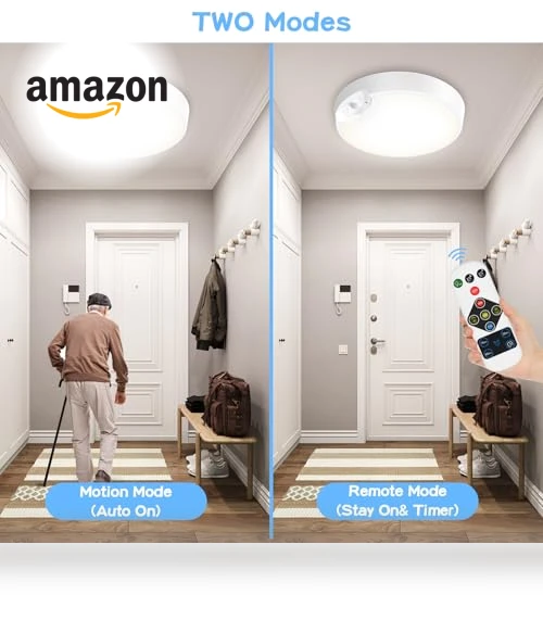 Rechargeable Motion Sensor Closet Light — Tap Lights, WhitePoplar