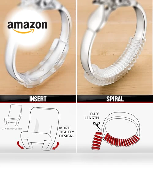 Silicone Ring Guards Invisible Ring Spacers Fitter — Enhancers, Omilly