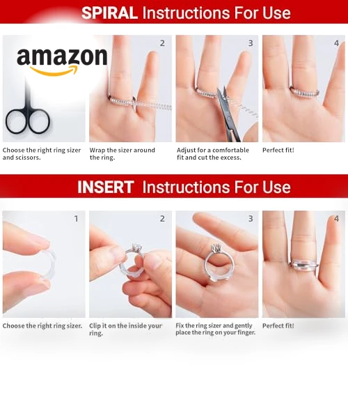 Silicone Ring Guards Invisible Ring Spacers Fitter — Enhancers, Omilly