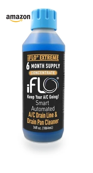 Smart Automated A/C Drain Line Cleaner Cartridge — Air Moisture Control, iFLO