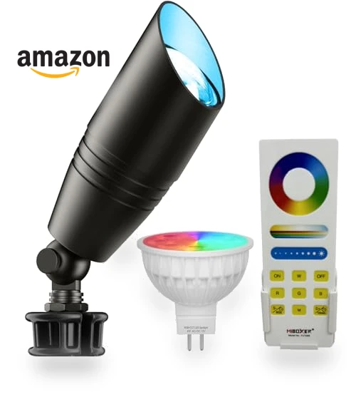 Smart RGB Color Changing Landscape Lighting — Garden Illumination, rosykite