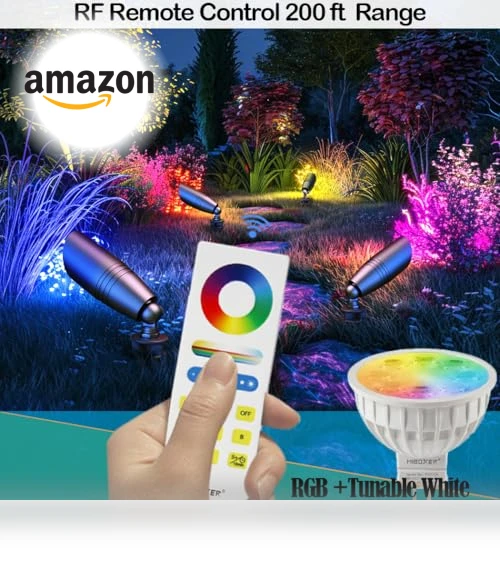 Smart RGB Color Changing Landscape Lighting — Garden Illumination, rosykite