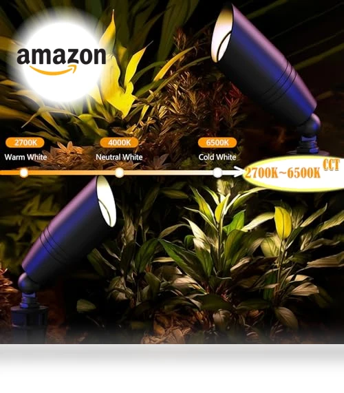 Smart RGB Color Changing Landscape Lighting — Garden Illumination, rosykite