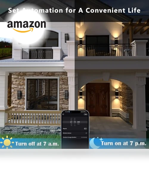 Smart RGB Outdoor Wall Lights — Garden Illumination, iYogaled