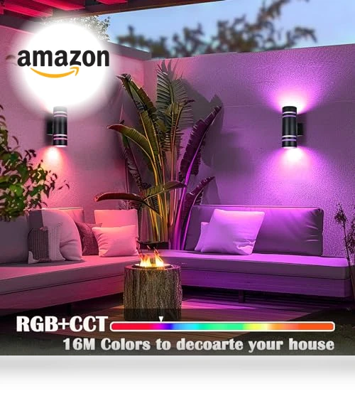 Smart RGB Outdoor Wall Lights — Garden Illumination, iYogaled