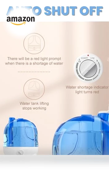 Ultrasonic Cool Mist Humidifier — Air Moisturizers, AZEUS