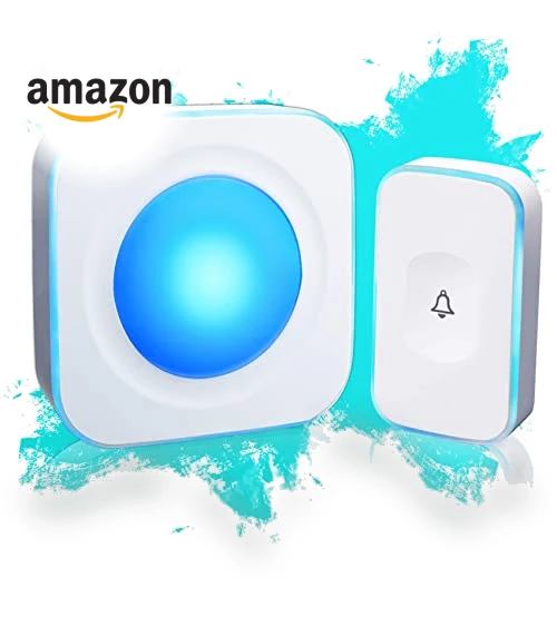 Wireless Doorbell with 36 Melodies and Flash LED Light — Kits, JSIEEM