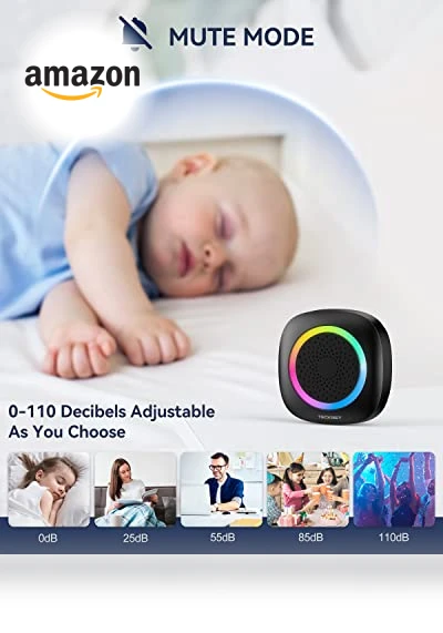 Wireless Doorbell with RGB Light — Kits, TECKNET