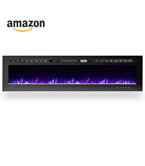 70 inch Electric Fireplace Insert — Electric Heating Solutions, CharaVector