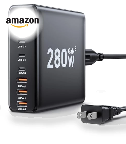 8-Port USB C Charging Station — Chargers & Adapters, Ediliow