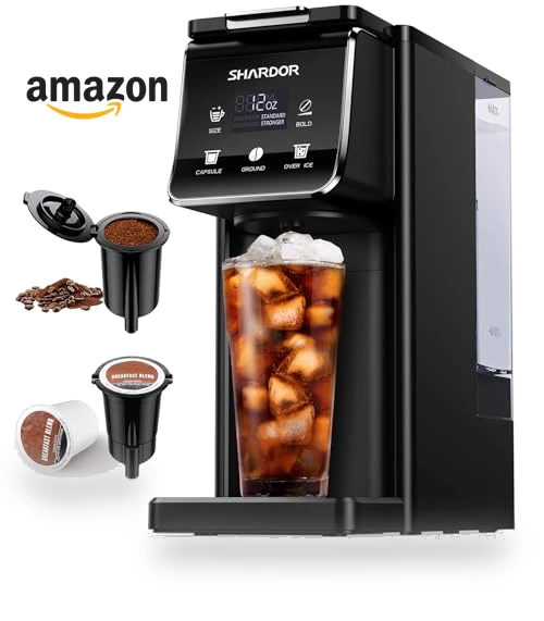 Coffee Maker Hot & Iced With Bold Setting — Chilled Coffee Delights, SHARDOR