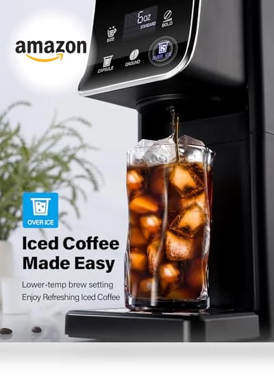 Coffee Maker Hot & Iced With Bold Setting — Chilled Coffee Delights, SHARDOR
