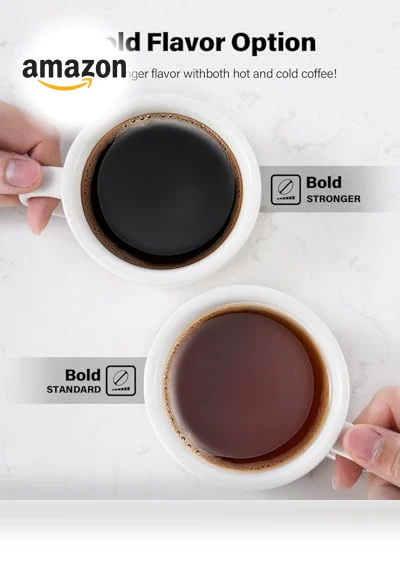 Coffee Maker Hot & Iced With Bold Setting — Chilled Coffee Delights, SHARDOR