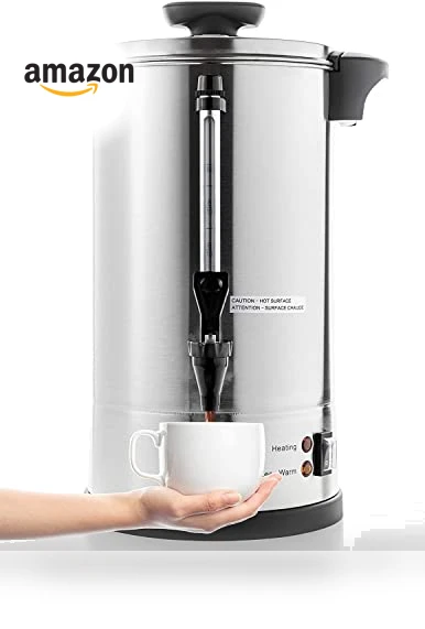 Commercial Grade Stainless Steel Percolate Coffee Maker Hot Water Urn — Professional Coffee Equipment, SYBO