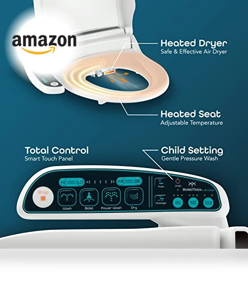Electric Bidet Toilet Seat — Bathroom Essentials, BidetMate