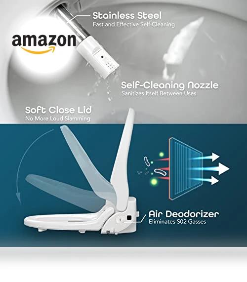 Electric Bidet Toilet Seat — Bathroom Essentials, BidetMate