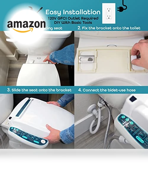 Electric Bidet Toilet Seat — Bathroom Essentials, BidetMate