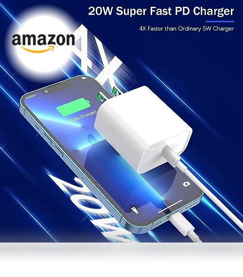 Fast Charger iPhone 3Pack with 6FT USB C to Lightning Cable — Lightning, Shenzhen huangxingfu Technology Co.,Ltd.