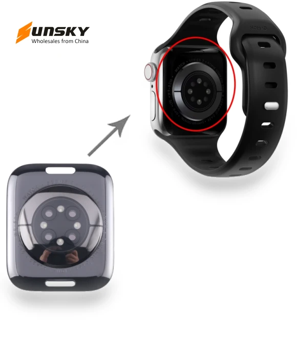 Glass Back Cover with Charging Module — Smartwatch Charging Solutions, Apple